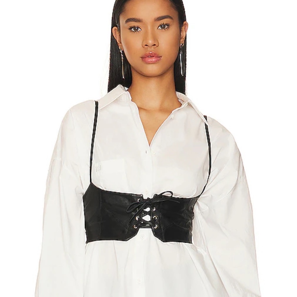 NWOT Hastings Leather Corset Free People